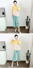 Luxury Pleated Geometric Top