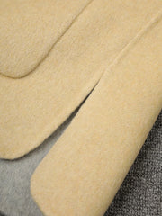 Premium Wool-Blend Oversized Coat