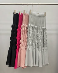 Signature Bubble Pleats Skirt