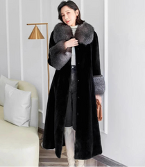 Luxury Plush Faux Fur Coat