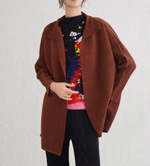 Luxury High-Collar Pleated Blouse