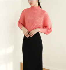 Luxury Japanese Pleated Blouse