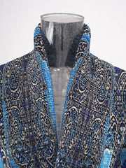 Elegant Plissé Women's Coat