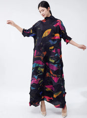 Luxury Tunic Pleated Dress