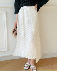 Elegant Micro-Pleated Skirt