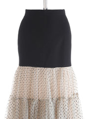 Formal Tulle Polka Dot Skirt