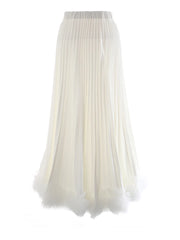 Luxury Pleated Maxi Skirt