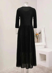 Luxury Pleated Asymmetric Dress