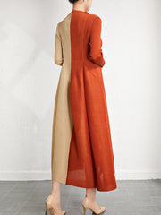 Luxury Plissé Midi Shirt Dress