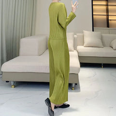 Luxe Pleated Blouse & Palazzo Pant