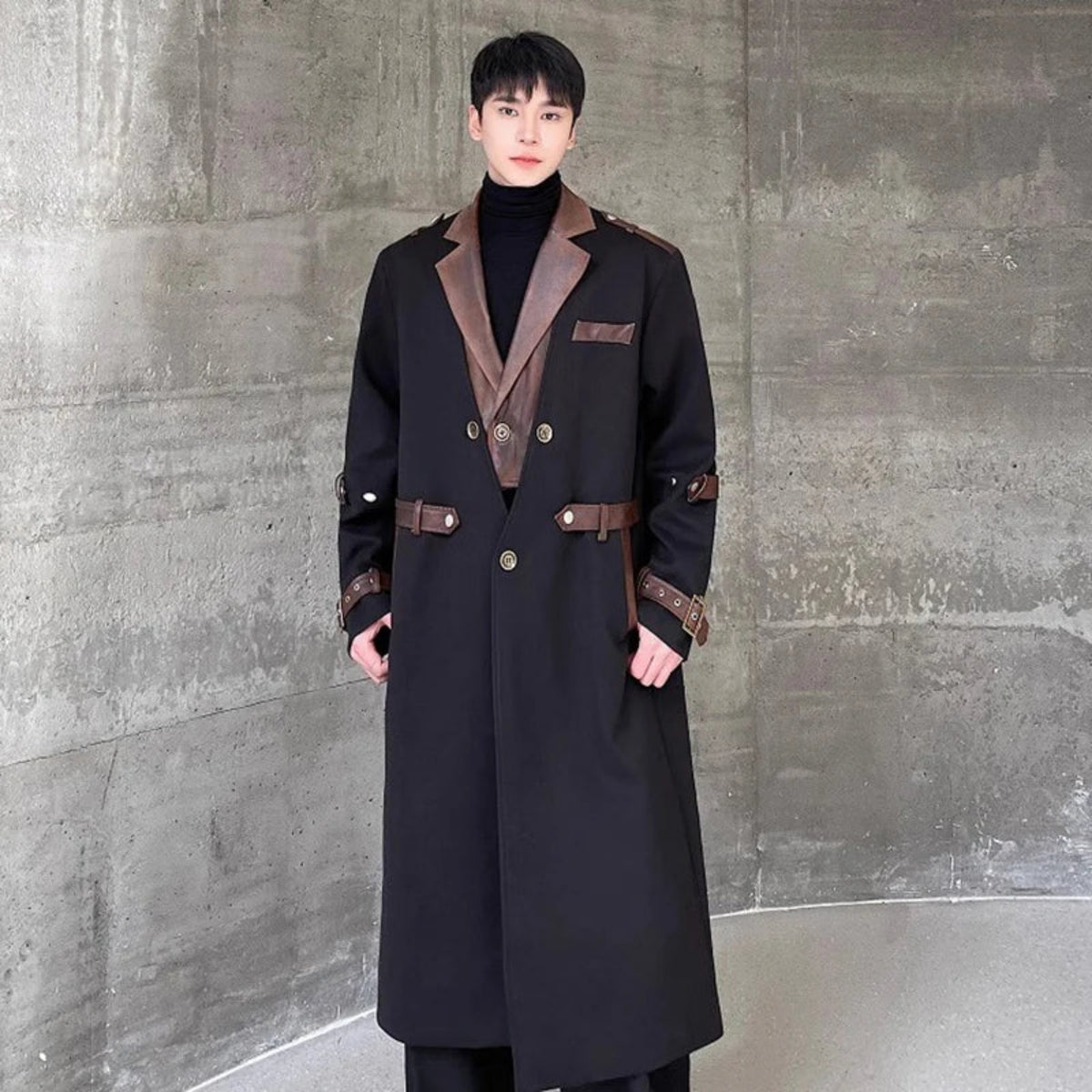 Men's Shibuya Luxe Wool-Blend Trench Coat