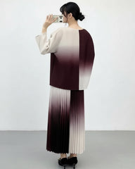 Pleated Couture Skirt Set