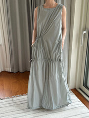 Japanese Sleeveless Maxi Dress