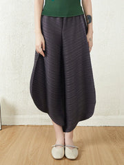 HEYFANCYSTYLE Tokyo Pleated Balloon Ankle Pants