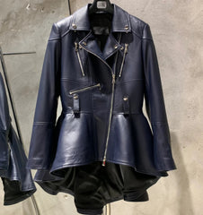 Luxury Sheepskin Asymmetric Jacket