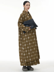 Avant-Garde Geometric Trench Coat