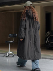 Women's Cozy Oversized Hooded Parka Jacket