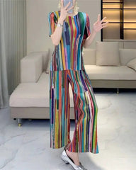 Luxury Plisse Trouser Set