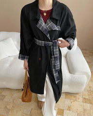 Luxe Faux Suede Reversible Coat