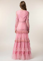 Couture Tiered Ruffle Dress