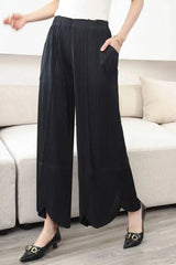 Elegant Pleated Palazzo Pants