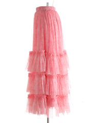 New Couture Tulle Midi Skirt