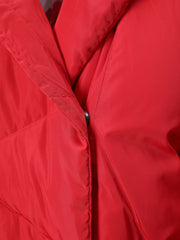 Luxury Avant-Garde Quilted Hooded Coat