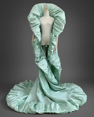 Sculptural Taffeta Opera Cape