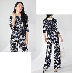 Luxury Formal Pleats Pant Set