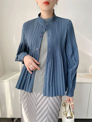 Luxury Pleated Daily Coat