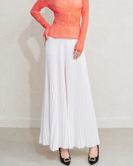 Luxury Pleated Palazzo Pants