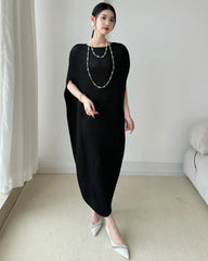 Elegant Pleated Caftan Dress