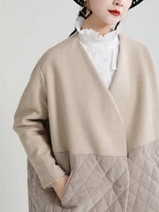 Luxury Diamond Quilted Coat