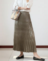 Luxury Pleated Folded Skirt