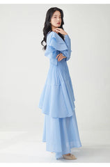 Luxury Pleats Ruffle Formal Dress