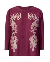 Luxury Pleated 3/4 Sleeve Blouse
