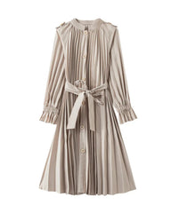 Luxury Plissé Trench Coat