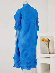 Luxury Pleated Folded Dress