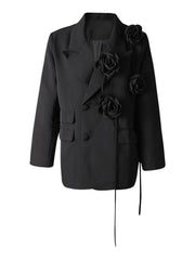 Luxury Oversized Floral Blazer