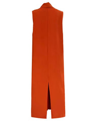 Minimalist Draped Sleeveless Dress