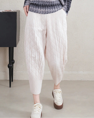Luxury Tapered Pleated Pants