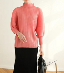 Luxury Japanese Pleated Blouse