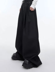 Men's Luxury Streetwear Pleated Wide Leg Pants