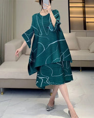 Luxury Plissé Skirt 2-Piece