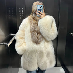 Genuine Fox Fur Coat