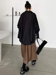 Luxury Poplin Balloon Blouse