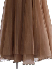 Luxury Tulle Mesh Buckle Skirt