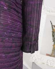 Luxury Pleated Longline Duster