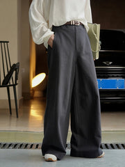 Women's Casual Elegance Luxe Pleated Wide Leg Pants