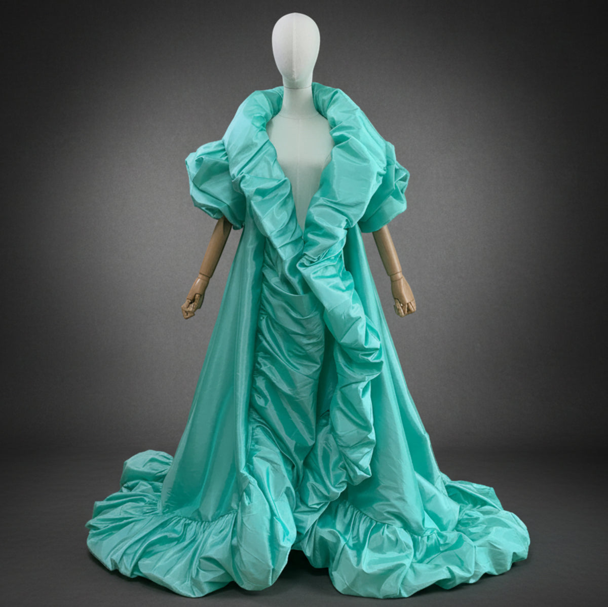 Couture Taffeta Evening Cape